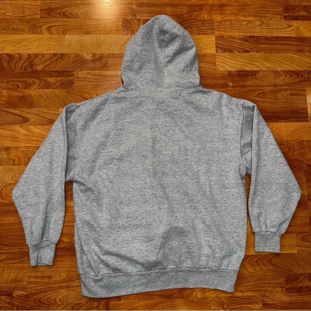 Vintage Oswego, NY Embroidered Lighthouse Hoodie Men’s Size XL Gray Pullover - Picture 8 of 14